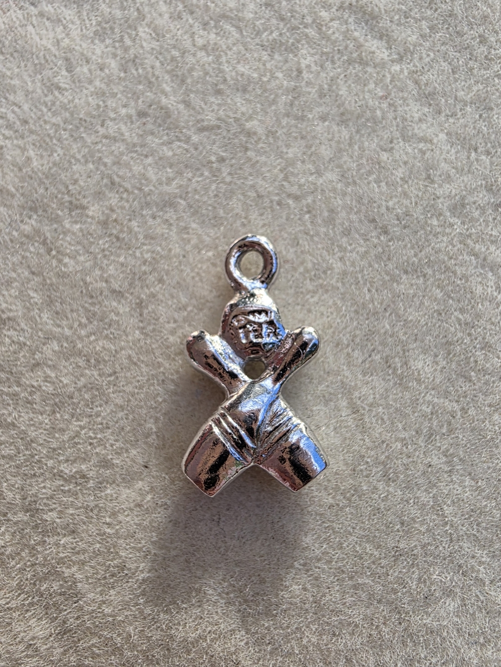 Vintage Sterling Silver Bowling Ball & Pins Charm Pendant Stamped STER • 1.10g